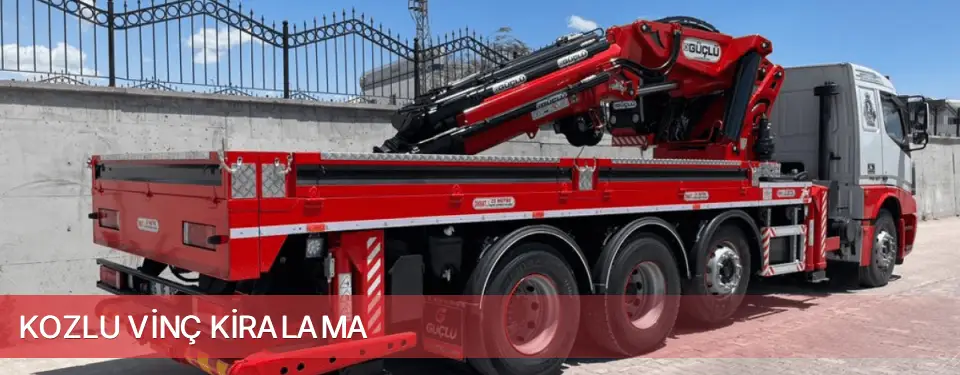 Kozlu İlçemi Vinç Kiralama